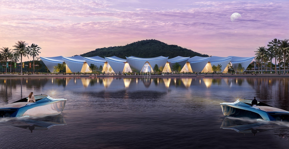 Rendering of the Convention and Exhibition Centre (Photo: VNA)