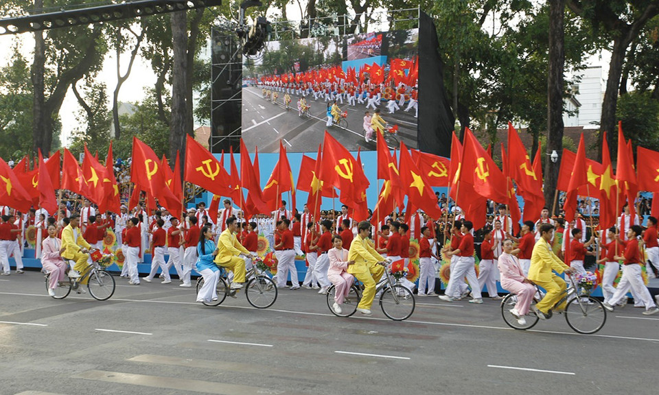 A performance by artists from Ho Chi Minh City. (Photo: VNA)