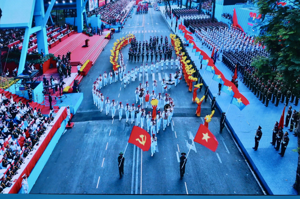 A performance by artists from Ho Chi Minh City in the rehearsal. (Photo: VNA)