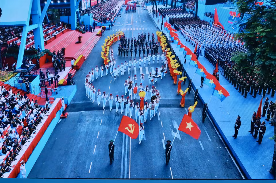 A performance by artists from Ho Chi Minh City in the rehearsal. (Photo: VNA)