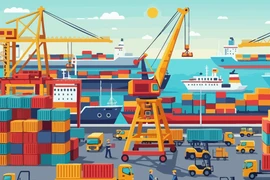 At the UK-Vietnam high-level IFC conference (Photo: VNA)