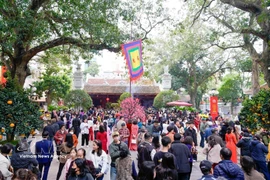Spring pilgrimage to Thang Long’s four guarding temples