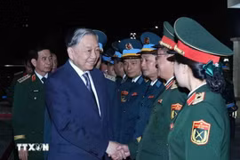Party chief inspects combat readiness at public security, military units