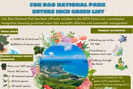 Con Dao National Park receives a new recognition from IUCN