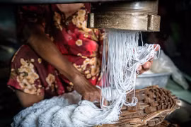 Traditional craft of banh hoi lives on in Phu Long