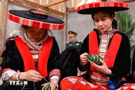 Making Tet cakes with Red Dao people in Cao Bang