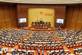A view of the 10th session of the 15th National Assembly (Photo: VNA)