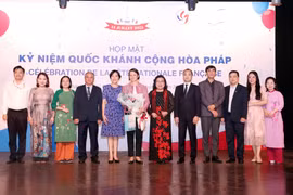 At the gathering in Ho Chi Minh City to mark the Bastille Day of France. (Photo: VNA)