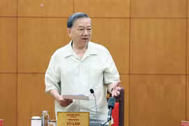 Party General Secretary To Lam presides over a meeting with the Standing Board of the Government Party Committee on September 17. (Photo: VNA)