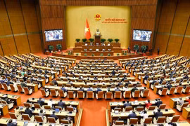 At the 15th National Assembly's 9th extraordinary session on February 18 (Photo: VNA)