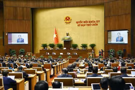 The 9th session of the 15th National Assembly (NA) opens in Hanoi on May 5 morning. (Photo: VNA)