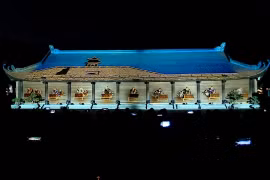 Uncovering the secrets of Temple of Literature through 3D mapping show
