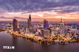 A corner of HCM City, where the IFC will be located. (Photo: VNA)