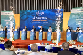 At the opening ceremony of the Vietnam International Logistics Exhibition on July 31 (Photo: VNA)