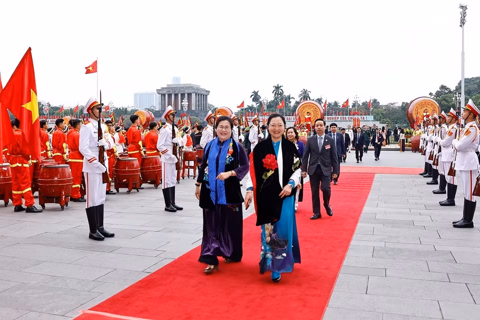 Delegates attend the ceremony. (Photo: VNA)