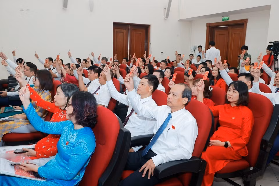 The Congress brings together 175 delegates representing nearly 1,040 Party members from 34 grassroots Party organisations.(Photo: VNA)