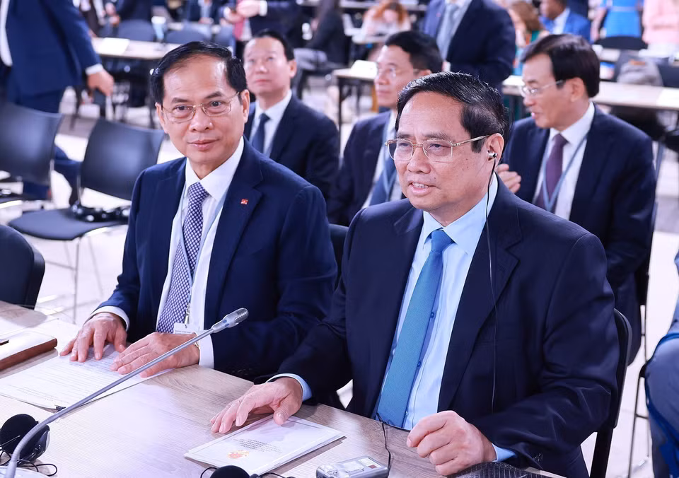 Prime Minister Pham Minh Chinh attends the opening session of the 3rd United Nations Ocean Conference (UNOC 3). (Photo: VNA)