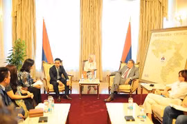 Bosnia-Herzegovina President meets billionaire Mai Vu Minh