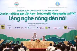 At the forum held in Hanoi on October 14. (Photo: VietnamPlus)