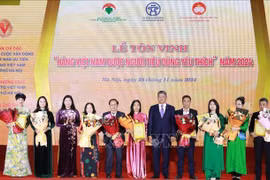 At the ceremony (Photo: VNA)