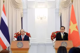 Vietnamese President, Thai PM co-chair press conference 