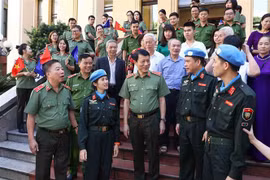 Ministry of Public Security leaders hold meeting with UN peacekeepers