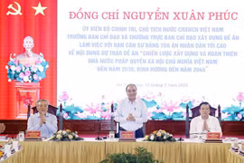 President meets supreme court to discuss law-governed state building strategy