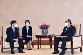 Vietnamese President meets with Japanese Emperor in Tokyo
