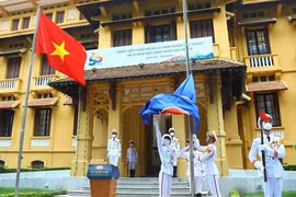 Flag raised in Hanoi to mark ASEAN’s 55th founding anniversary