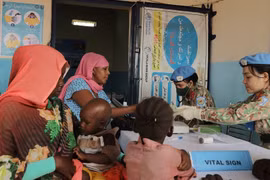 Vietnam’s peacekeeping engineering unit launches first humanitarian work in Abyei