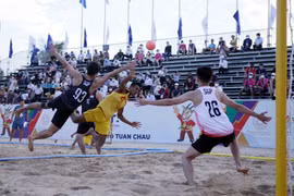 SEA Games 31: Men’s beach handball kicks off in Quang Ninh