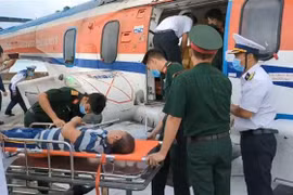 Naval helicopter brings stroke-hit fisherman to mainland for treatment