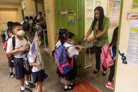 Philippine students back to school after more than two years