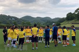 Women’s U18 football team of Vietnam train in Japan