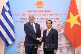 Vietnamese, Greek FMs hold talks