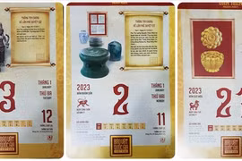 New Year calendar honours Vietnam's national treasures