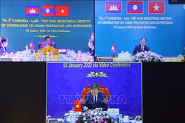 Vietnam, Laos, Cambodia boost cooperation in crime combat