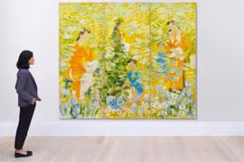 Late painter breaks his own record at auction