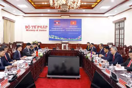 Vietnamese, Lao justice ministries working to raise cooperation efficiency