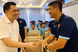 Footballers depart for Indonesia for AFC U20 Asian Cup’s qualifiers