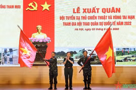 Send-off ceremony held for military teams to Amy Games 2022