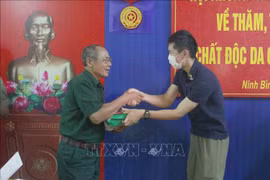 Japanese association presents gifts to AO victims in Ninh Binh