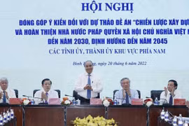 Localities give feedback on strategy for building rule-of-law socialist State