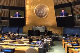 Ambassador jointly chairs UNGA 77 opening