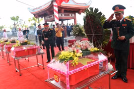 Remains of 8 martyrs buried in Ha Giang province