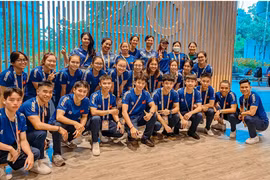 Vietnam wins gold at 7th Aerobic Gymnastics Asian Championships