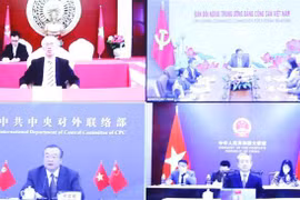 Vietnamese, Chinese communist party officials hold talks