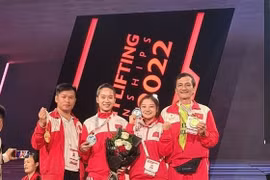Vietnam win two gold medals at 2022 Asian Weightlifting Championships