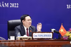 Top Vietnamese legislator meets with Vice President of Lao NA
