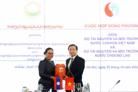 Vietnam, Laos step up cooperation in resources, environment management